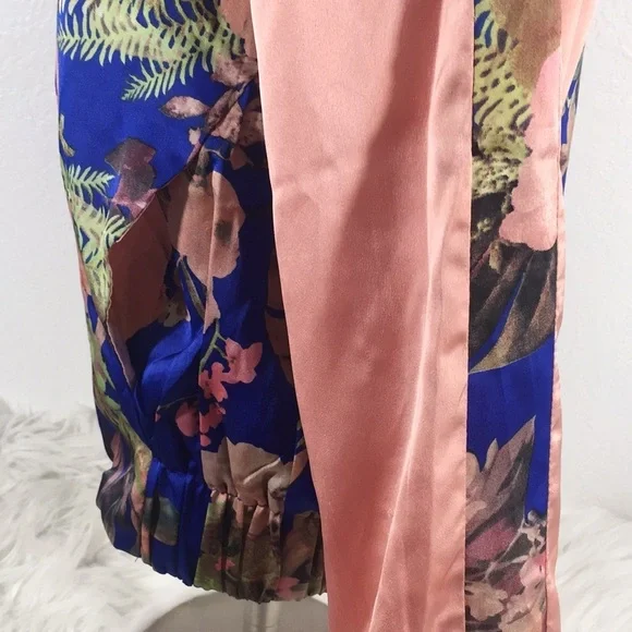 Satin Floral Bomber Jacket Brand: i joah - Picture 5 of 7